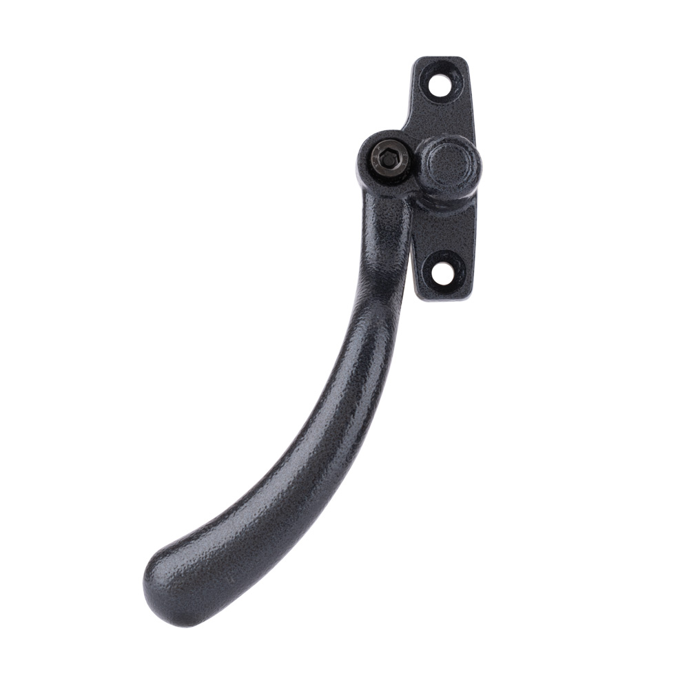 Timber Series Tear Drop Espag Window Handle - (Hex Locking) - (Left Hand) - Antique Black